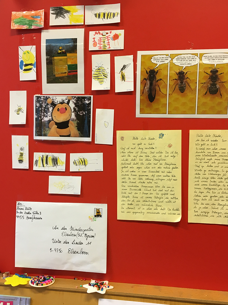 Bienenprojekt im Kindergarten